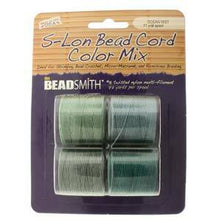 Load image into Gallery viewer, S-Lon Bead Cord (Tex 210) &#39;Ocean Mist Mix&#39;
