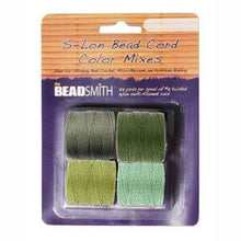 Load image into Gallery viewer, S-Lon Bead Cord (Tex 210) &#39;Fresh Herbs Mix&#39;
