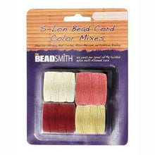Load image into Gallery viewer, S-Lon Bead Cord (Tex 210) &#39;Berry Pie Mix&#39;
