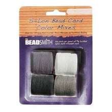 Load image into Gallery viewer, S-Lon Bead Cord Tex 210 &#39;Basics Mix&#39; Qty: Pack of 4x77yd spools

