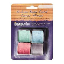 Load image into Gallery viewer, S-Lon Bead Cord (Tex 210) &#39;Pastels Mix&#39;
