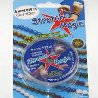 Stretch Magic Clear 0.5mm/.019in Qty:10 Meters