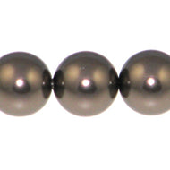 Swarovski #5810 Pearl Rounds 8mm Brown Qty:25