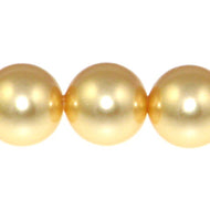 Swarovski #5810 Pearl Rounds 6mm Gold Qty:25