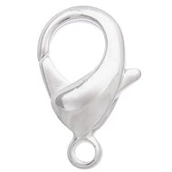 Silver Plated Lobster Clasps 26mm Qty:1