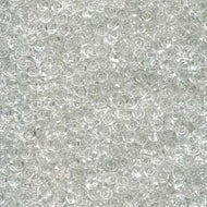 Miyuki Spacer Beads 2.2x1mm 0131 Crystal Qty: 5 grams