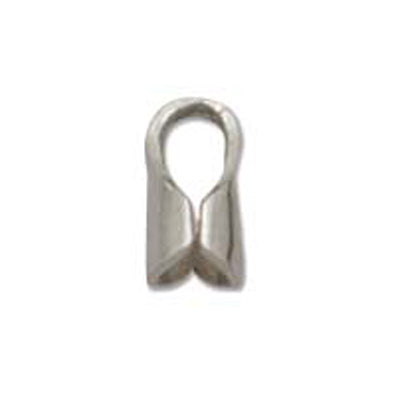 Sterling Silver Clamping End Cap 2mm ID Qty:2