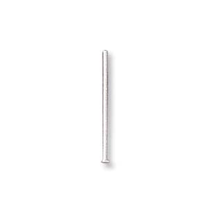 Sterling Silver Headpins 0.5in 24 Gauge Qty:20