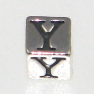 Sterling Silver Alphabet Blocks 4.5mm-Y *D* Qty:1