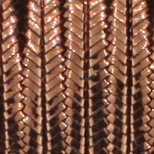 Soutache Cord Rayon Bronze Metallic Qty: 1 yd