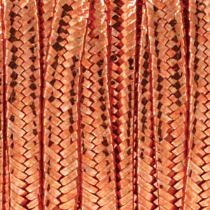 Soutache Cord Rayon Copper Metallic Qty: 1 yd