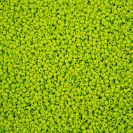 Czech Seedbeads 11/0 Terra Intensive Light Green