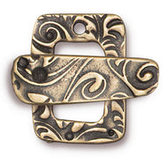Brass Oxide Toggle Jardin by Tierracast Qty:1
