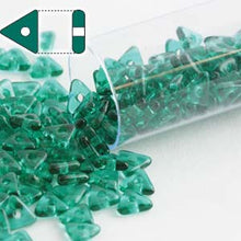 Load image into Gallery viewer, Czech Tri Beads 4.6x1.3mm Emerald *D* Qty:5g
