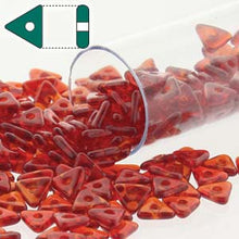 Load image into Gallery viewer, Czech Tri Beads 4.6x1.3mm Red Transparent *D* Qty:5g
