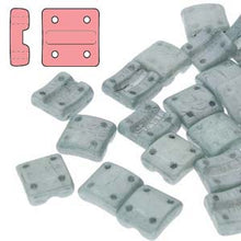 Load image into Gallery viewer, Fixer Beads 8x7mm Vertical Holes Chalk Green Luster Qty:20
