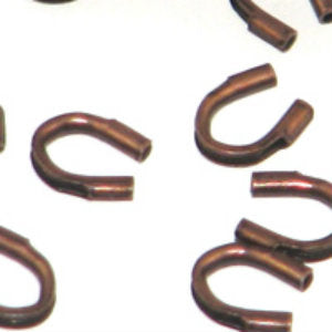 Antique Copper Wire Guardians 4x4mm Quantity:100