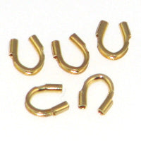 Load image into Gallery viewer, Gold Plated Wire Guardians 4.5x4mm Quantity:100
