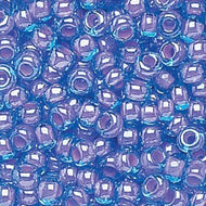 Czech Seedbeads 6/0 Aqua Fuchsia Lined Qty:23g