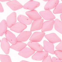 Load image into Gallery viewer, Czech GemDuos 8x5mm Bondeli Matte Soft Pink Qty: 10 grams
