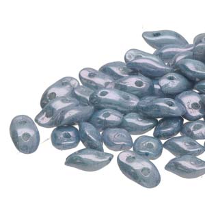 Czech Waves 3x7mm Chalk Blue Luster Qty:10g