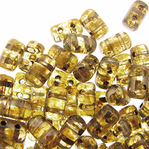 Czech Rulla Beads 3x5mm Crystal Picasso Qty:10g