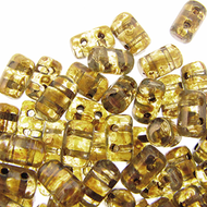 Czech Rulla Beads 3x5mm Crystal Picasso Qty:10g *D*