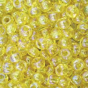 Czech Seedbeads 8/0 Yellow Transparent AB