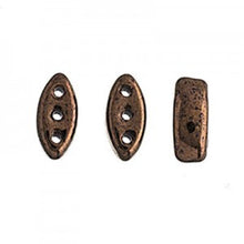 Load image into Gallery viewer, Czech Cali Beads 3x8mm Dark Bronze Qty:30 beads
