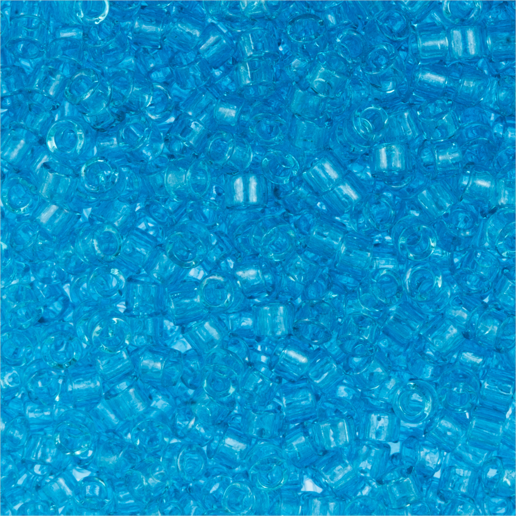Miyuki Delica 11/0 0113 (DB) Transparent Blue Luster Qty:5g Tube