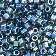 Miyuki Hex Cut Delicas 11/0 0002 (DBC) Blue Iris Qty:5g Tube