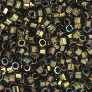 Miyuki Hex Cut Delicas 11/0 0023 (DBC) Metallic Light Bronze Iris Qty:5g Tube
