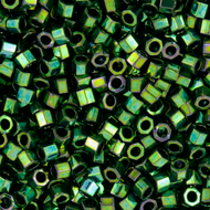 Miyuki Hex Cut Delicas 11/0 0027 (DBC) Metallic Teal Iris Qty:5g Tube