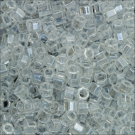 Miyuki Hex Cut Delicas 11/0 0050 (DBC) Crystal Transparent Luster Qty:5g Tube