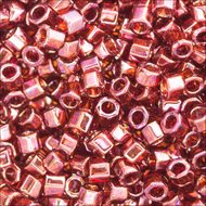 Miyuki Hex Cut Delicas 11/0 0116 (DBC) Red Transparent Luster Qty:5g Tube