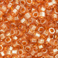 Miyuki Hex Cut Delicas 11/0 0121 (DBC) Topaz Gold Transparent Luster Qty:5g Tube