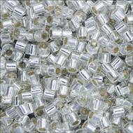 Miyuki DBS0041 Crystal Transparent Silver Lined Qty:1g