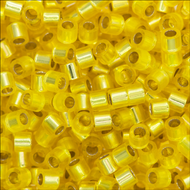 Miyuki DBS0145 Yellow Transparent Silver Lined Qty:1g
