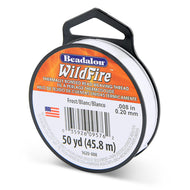 Wildfire Bead Thread .008in Clear Frost Qty:50 Yds