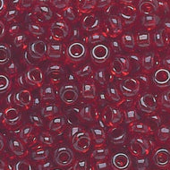 Czech Seedbeads 6/0 Garnet Transparent Qty:23g