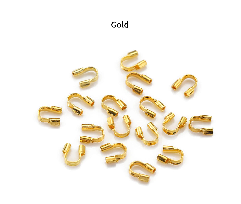 Gold Plated Wire Guardians 4.5x4mm Quantity:100