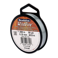 Wildfire Bead Thread .006in Grey Qty:50 Yds