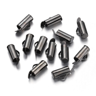 Slide End Tube 30mm Gunmetal Finish Qty:2