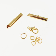 Slide End Tube Sets 20mm KC Gold Finish