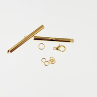 Slide End Tube Sets 30mm KC Gold Finish