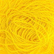 Czech Charlottes 13/0 Lemon Yellow Opaque Qty:approx 12g