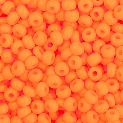 Czech Seedbeads 11/0 Light Orange Opaque