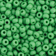 Czech Seedbeads 11/0 Medium Green Opaque