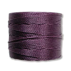 S-Lon Bead Cord Medium Purple Qty:77yd Spool