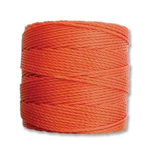 S-Lon Bead Cord Orange Qty:77yd Spool